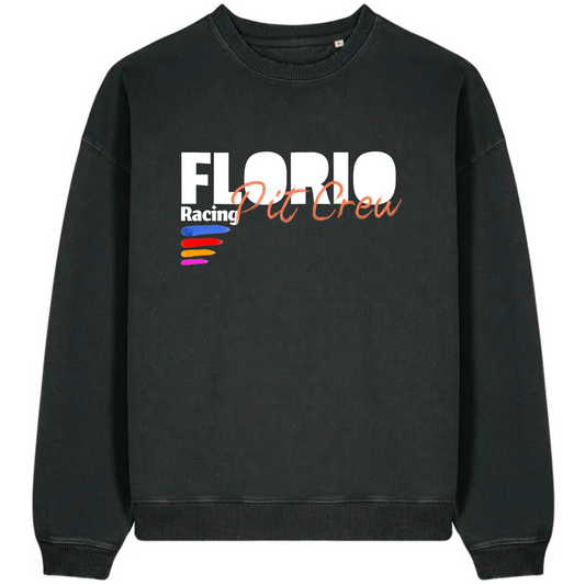 Florio Pit Crew Black Rugged Sweater